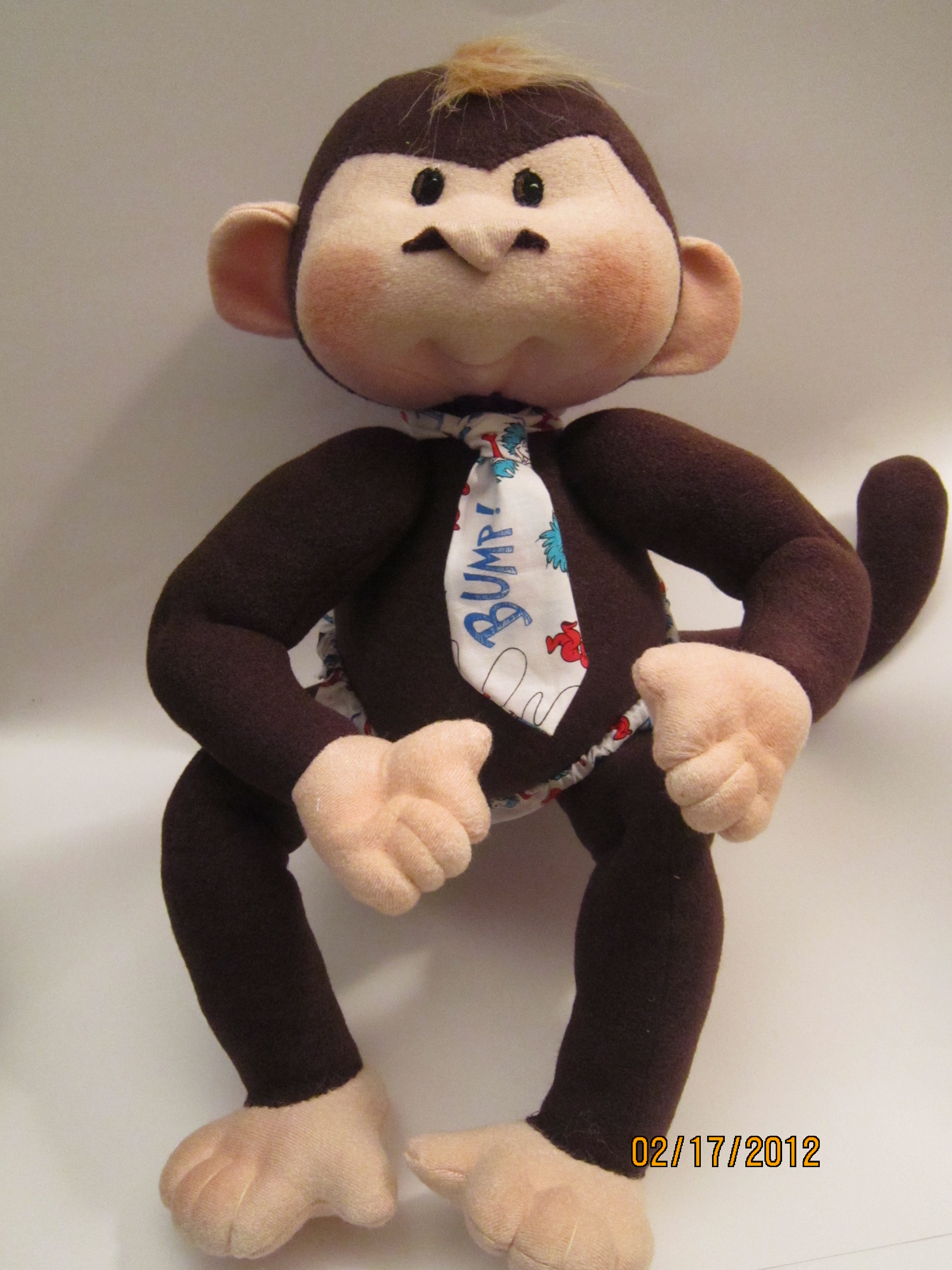 brown monkey soft toy